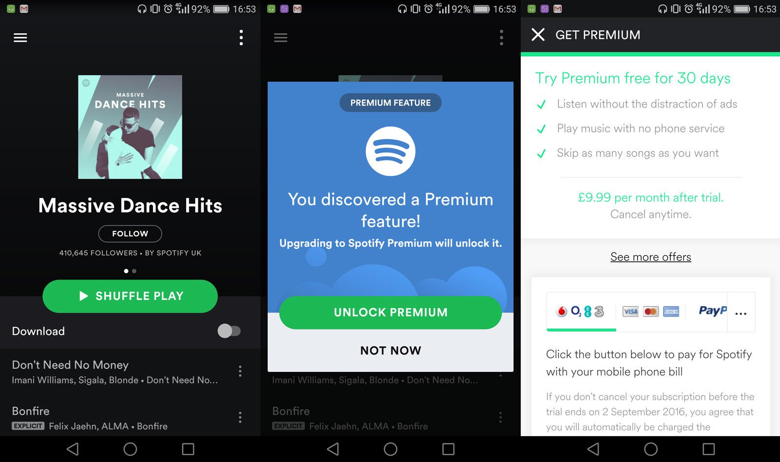 Spotify premium for ios